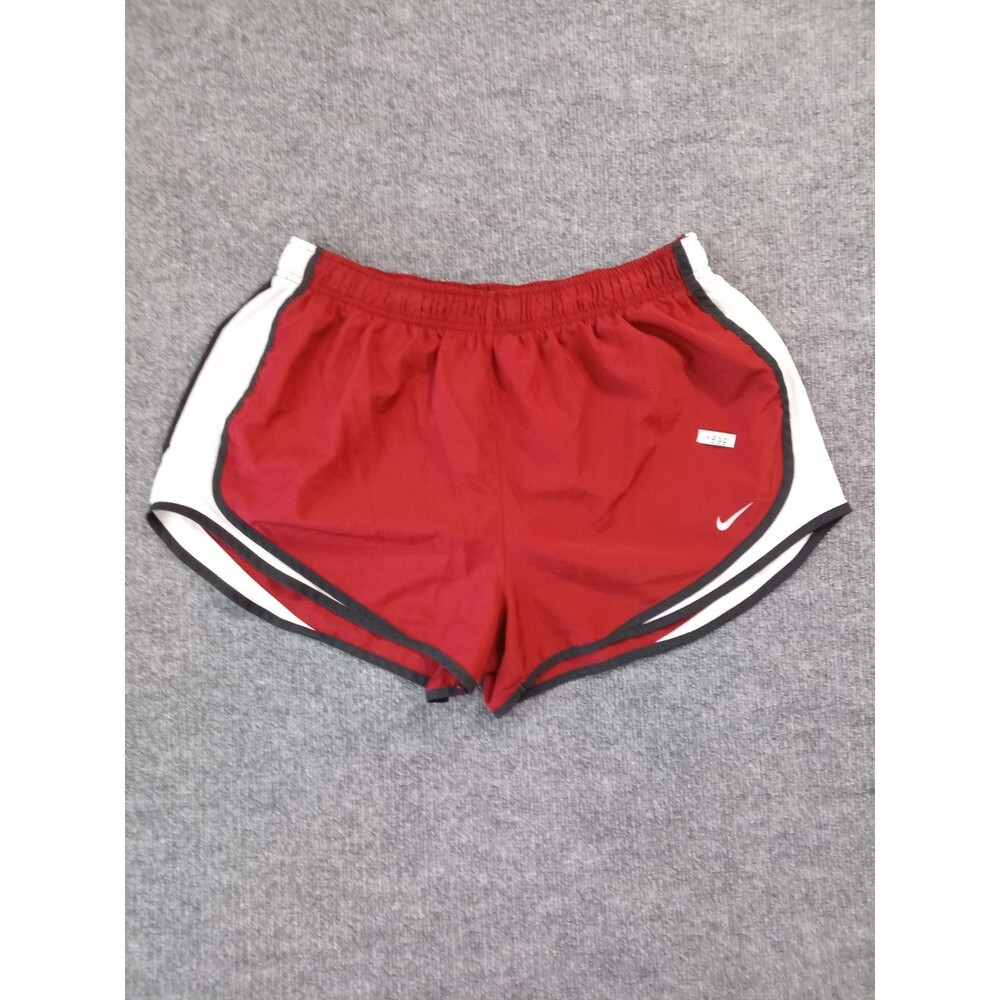 Nike Dri-FIT Running Shorts Womens Medium Red Athletic Workout Lined